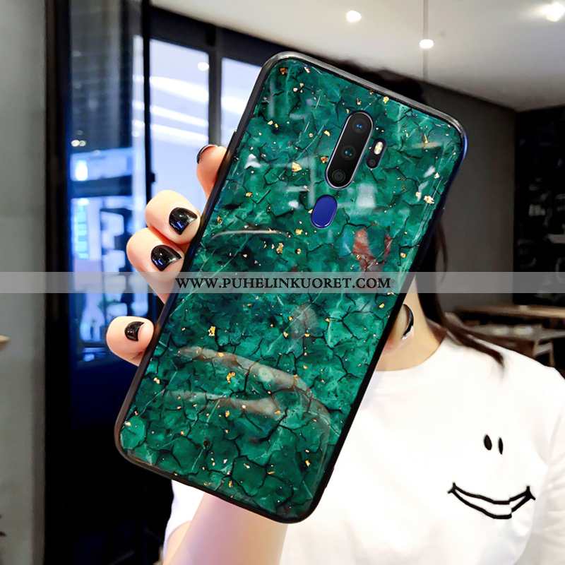 Kuori, Kuoret Oppo A5 2020 Silikoni Suojaus Kuori All Inclusive Punainen