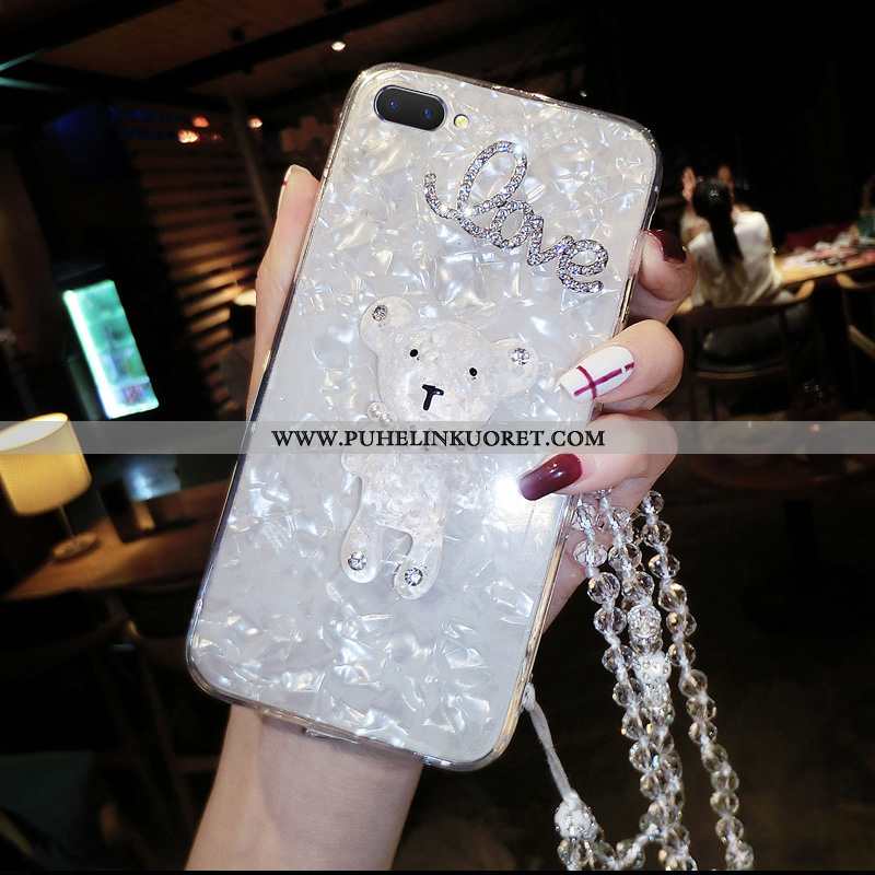 Kuori, Kuoret Oppo A5 Suuntaus Suojaus Rhinestone Inlay Puhelimen All Inclusive Valkoinen