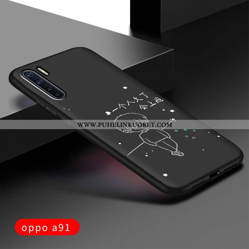 Kuori, Kuoret Oppo A91 Persoonallisuus Luova Puhelimen Uusi Silikoni Mustat