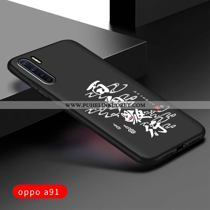 Kuori, Kuoret Oppo A91 Persoonallisuus Luova Puhelimen Uusi Silikoni Mustat