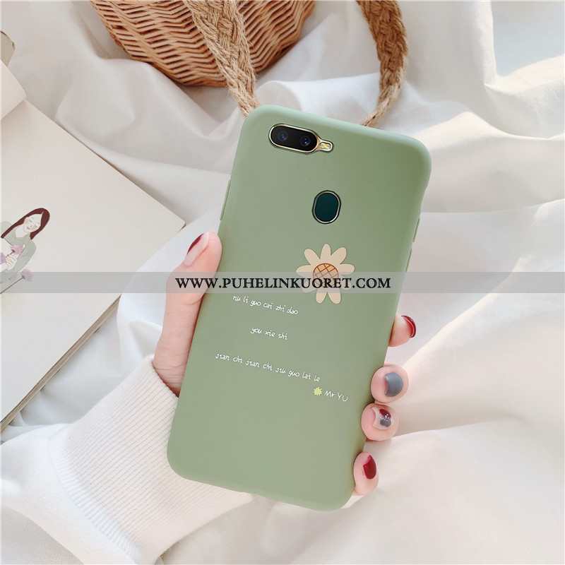 Kotelo, Kuori Oppo Ax7 Suojaus Pesty Suede Murtumaton Puhelimen Sininen