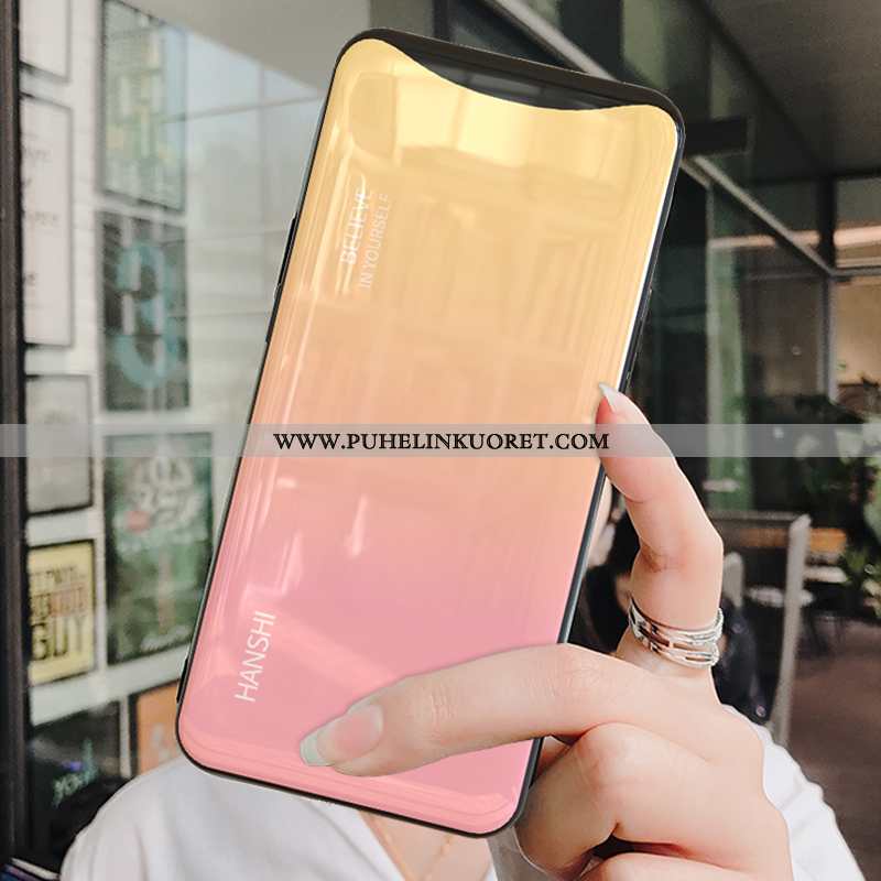 Kuori, Kuoret Oppo Find X Pehmeä Neste Suojaus Suuntaus Net Red Persoonallisuus Pinkki