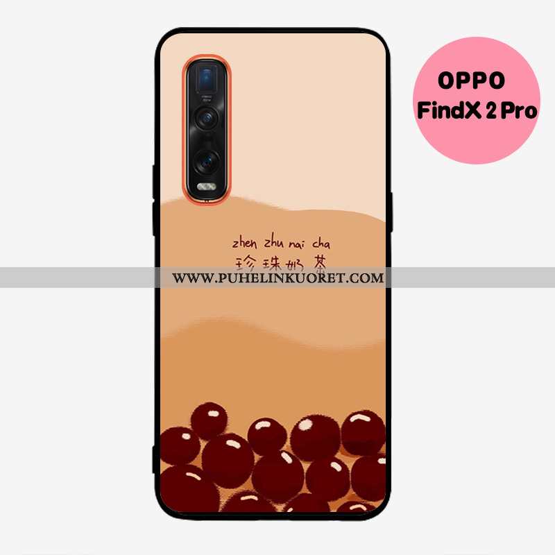 Kuori, Kuoret Oppo Find X2 Pro Silikoni Pesty Suede Kuori Net Red All Inclusive Khaki