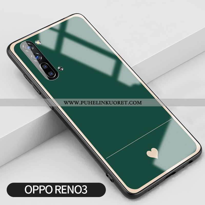 Kotelo, Kuori Oppo Reno 3 Silikoni Suojaus Puhelimen Peili Vaalean Harmaa