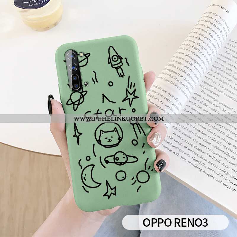 Kuori, Kuoret Oppo Reno 3 Persoonallisuus Luova Suojaus Kuori Tähti Vihreä