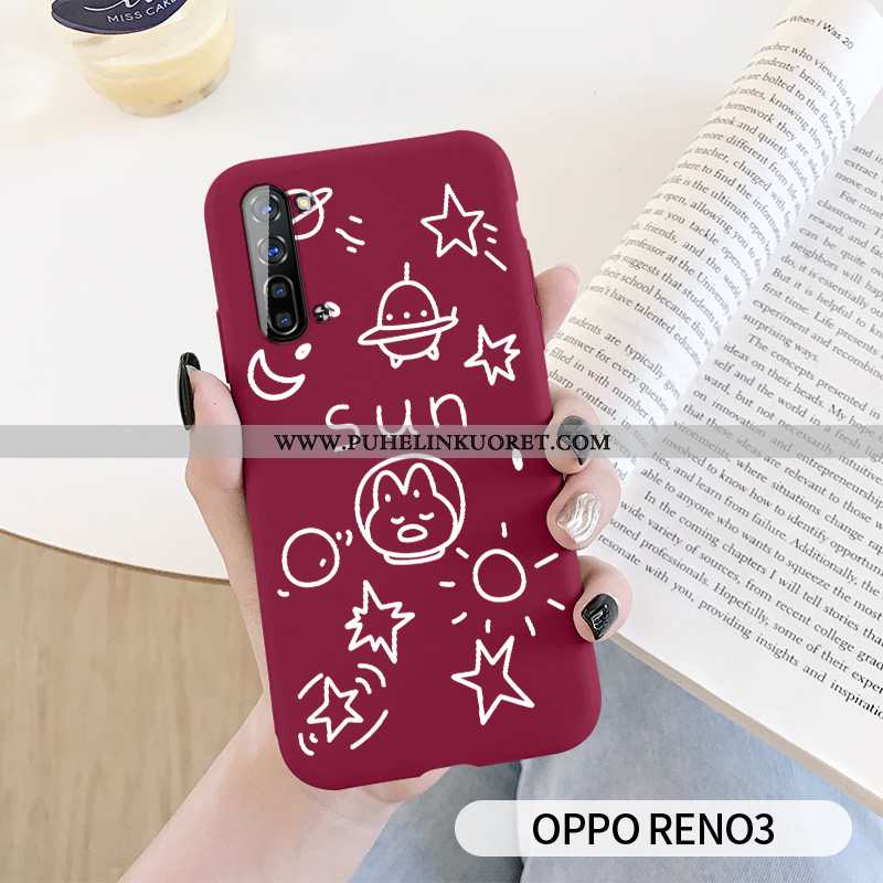 Kuori, Kuoret Oppo Reno 3 Persoonallisuus Luova Suojaus Kuori Tähti Vihreä