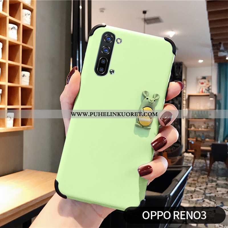 Kotelo, Kuori Oppo Reno 3 Suojaus Persoonallisuus Kotelo Rakastunut Ulotteinen Sininen