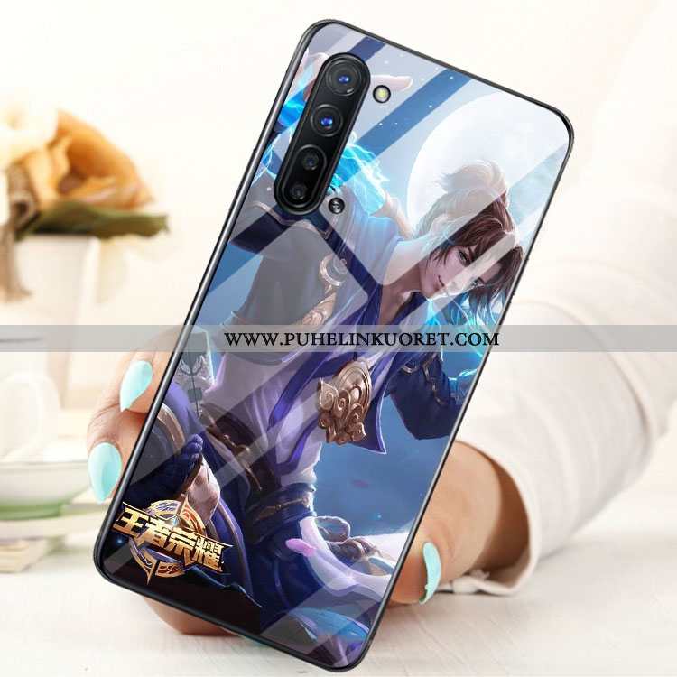 Kuori, Kuoret Oppo Reno 3 Lasi Puhelimen Sininen Kotelo Kuori