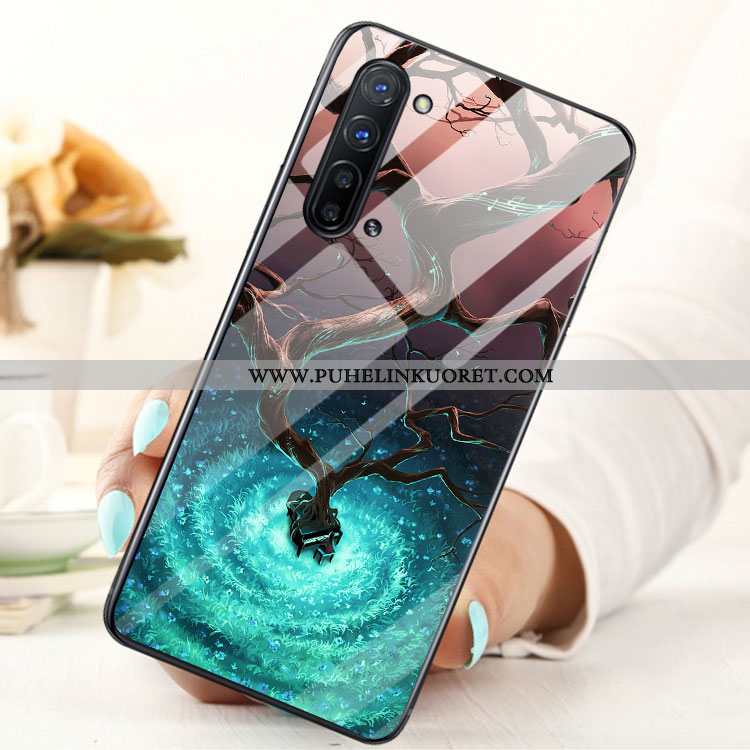 Kuori, Kuoret Oppo Reno 3 Lasi Puhelimen Sininen Kotelo Kuori