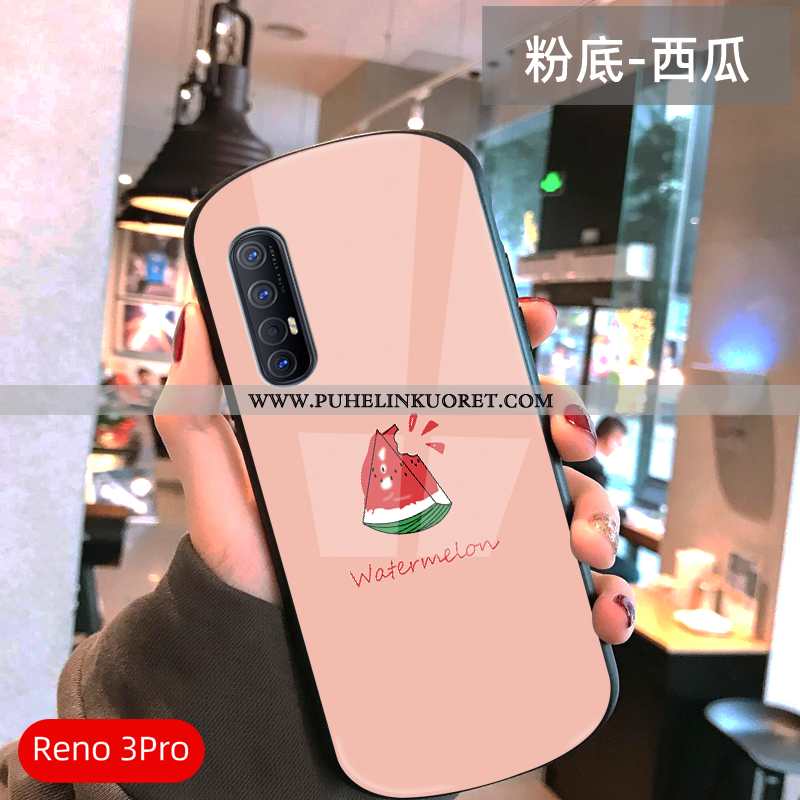 Kuori, Kuoret Oppo Reno 3 Pro Suojaus Lasi Rakastunut Kaari Vihreä