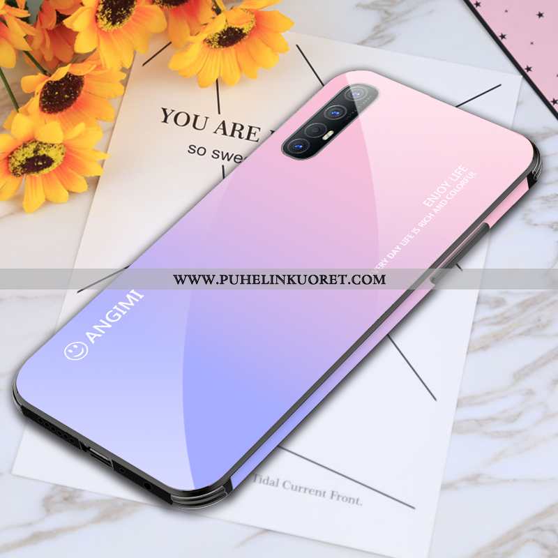 Kuori, Kuoret Oppo Reno 3 Pro Luova Suuntaus Silikoni Kotelo Violetti