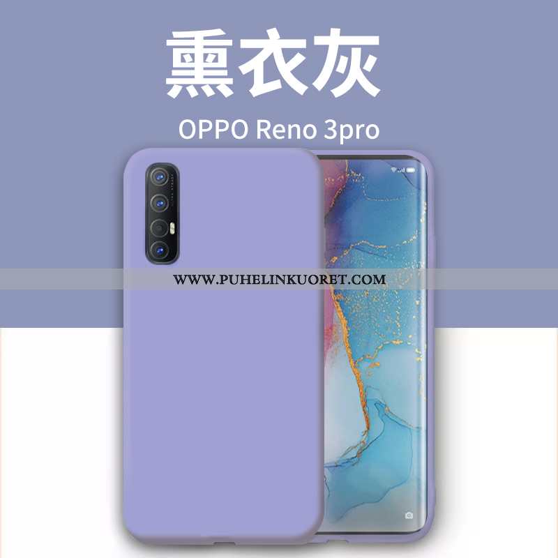 Kuori, Kuoret Oppo Reno 3 Pro Silikoni Luova Ultra Kotelo Net Red Oranssi