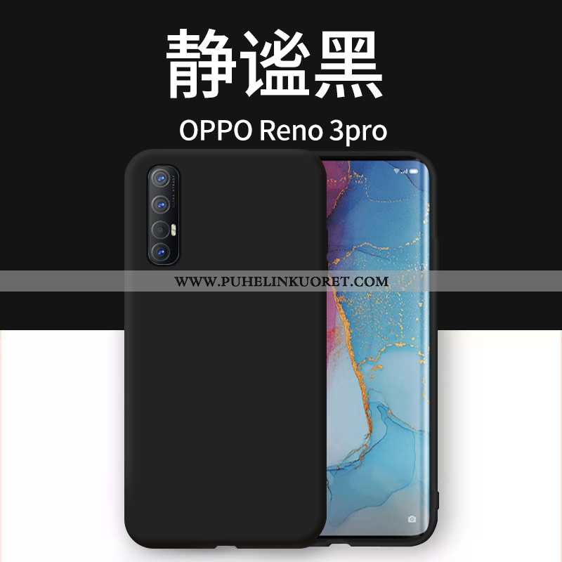 Kuori, Kuoret Oppo Reno 3 Pro Silikoni Luova Ultra Kotelo Net Red Oranssi