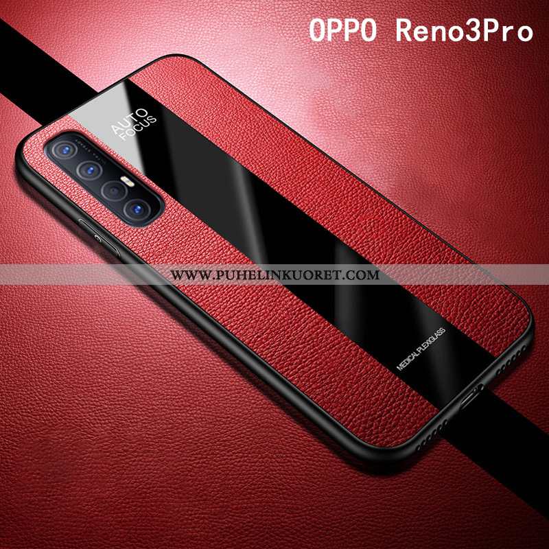 Kotelo, Kuori Oppo Reno 3 Pro Suojaus Punainen Puhelimen Murtumaton Kotelo