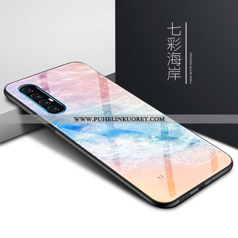 Kotelo, Kuori Oppo Reno 3 Pro Suojaus Lasi All Inclusive Luova Persoonallisuus Mustat