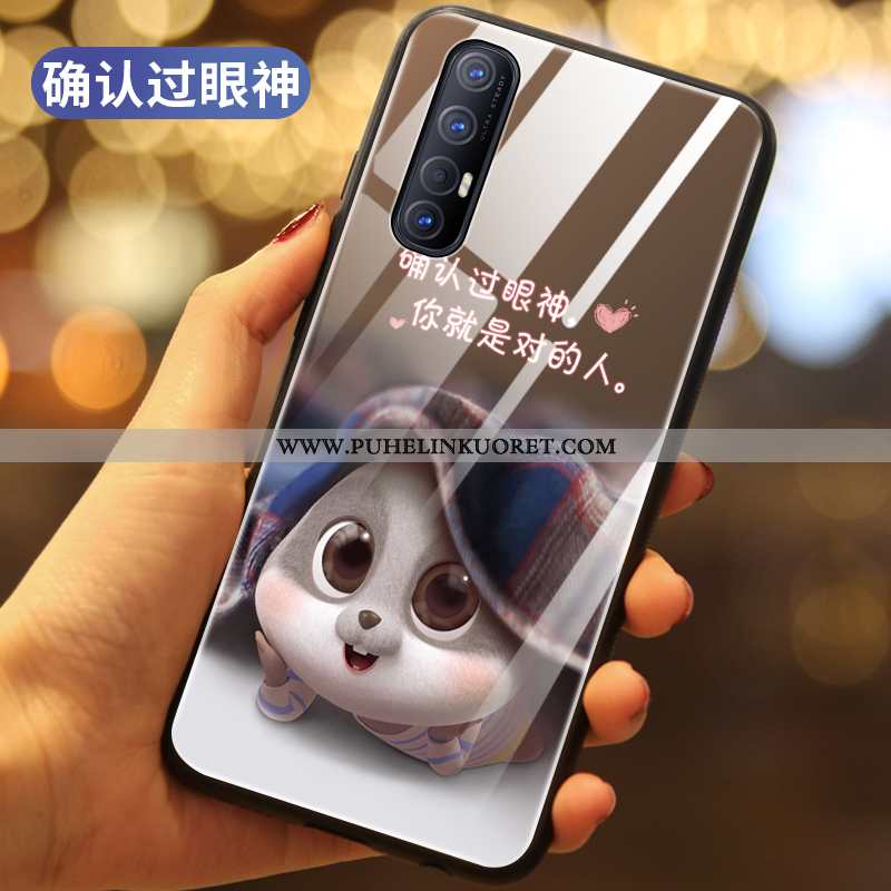 Kuori, Kuoret Oppo Reno 3 Pro Lasi Suojaus Puhelimen Sininen Kotelo