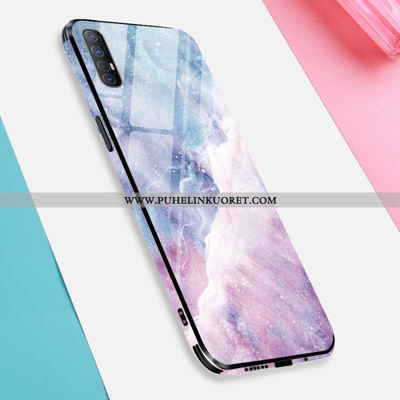 Kuoret, Kotelo Oppo Reno 3 Pro Silikoni Suojaus Ylellisyys Persoonallisuus Sininen