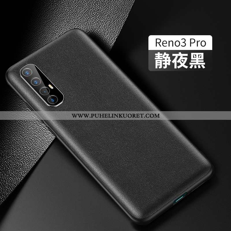 Kotelo, Kuori Oppo Reno 3 Pro Valo Suojaus Tila Puhelimen Mustat