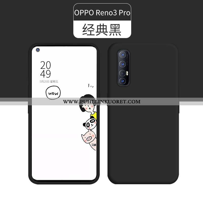 Kuoret, Kotelo Oppo Reno 3 Pro Silikoni Ultra Kuori Vihreä