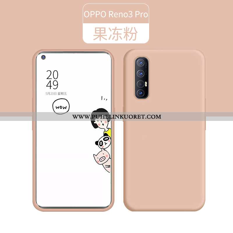 Kuoret, Kotelo Oppo Reno 3 Pro Silikoni Ultra Kuori Vihreä