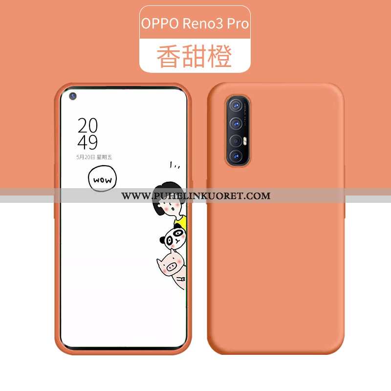 Kuoret, Kotelo Oppo Reno 3 Pro Silikoni Ultra Kuori Vihreä