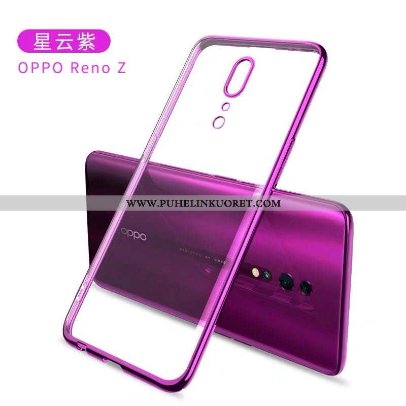 Kuori, Kuoret Oppo Reno Z Valo Silikoni Pehmeä Neste Luova Kotelo Violetti