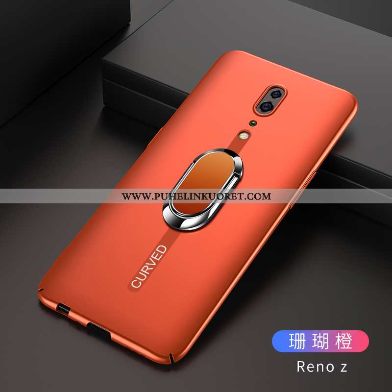 Kuori, Kuoret Oppo Reno Z Suojaus Pesty Suede Kuori Musta Kova Mustat