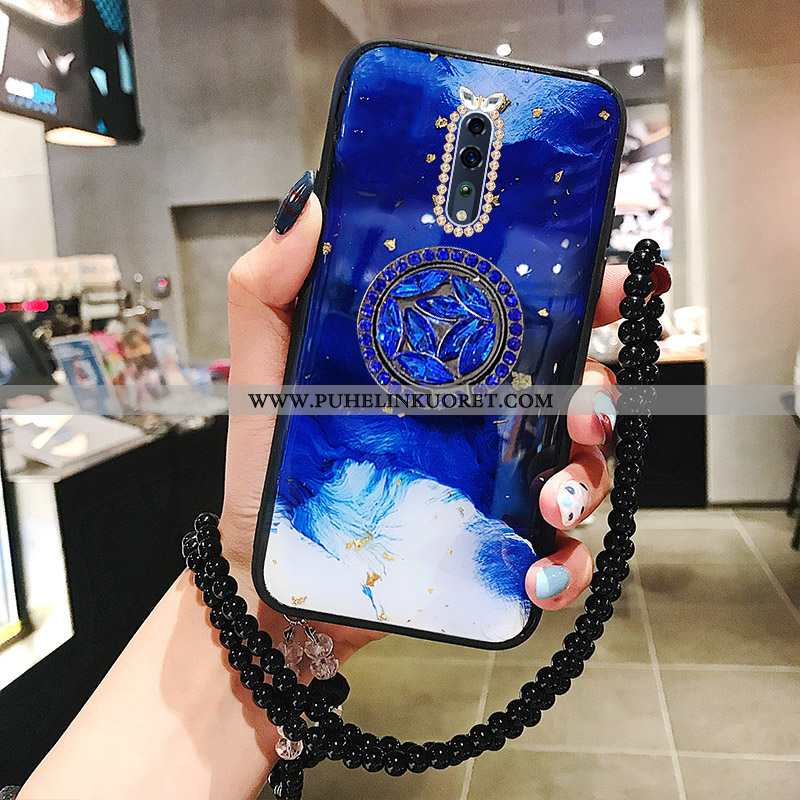 Kuoret, Kotelo Oppo Reno Z Tila Rhinestone Inlay Puhelimen Suuntaus Punainen