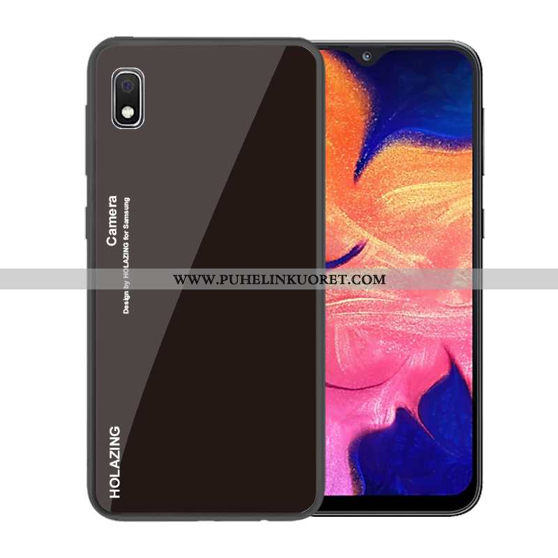 Kuoret, Kotelo Samsung Galaxy A10 Lasi Suuntaus Tummansininen Suojaus Tummansiniset