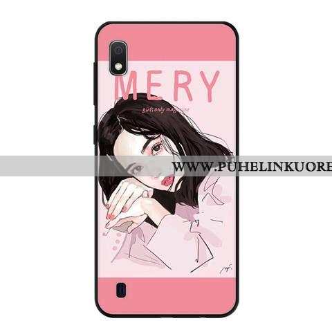 Kuori, Kuoret Samsung Galaxy A10 Suojaus Pesty Suede Kuori Sininen Tähti