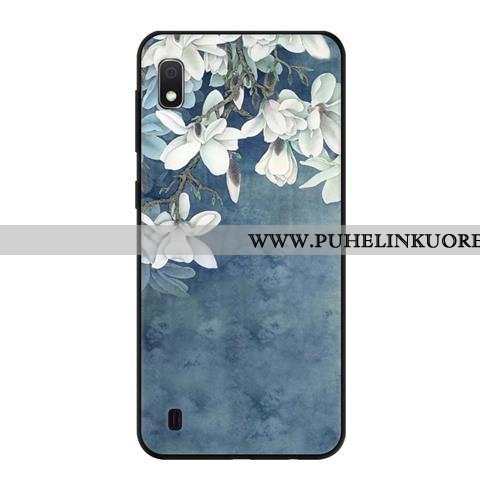 Kuori, Kuoret Samsung Galaxy A10 Suojaus Pesty Suede Kuori Sininen Tähti