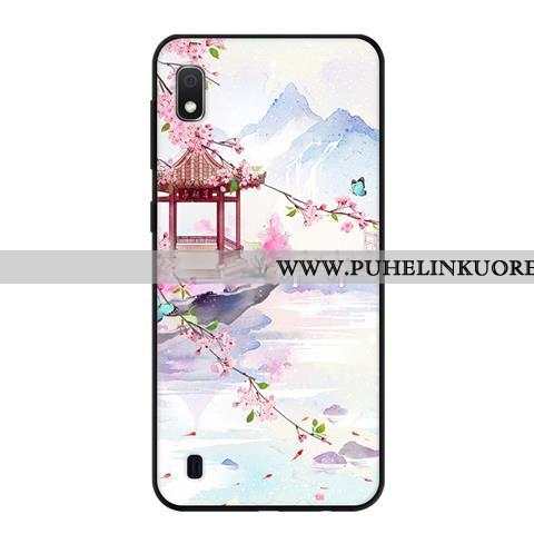 Kuori, Kuoret Samsung Galaxy A10 Suojaus Pesty Suede Kuori Sininen Tähti