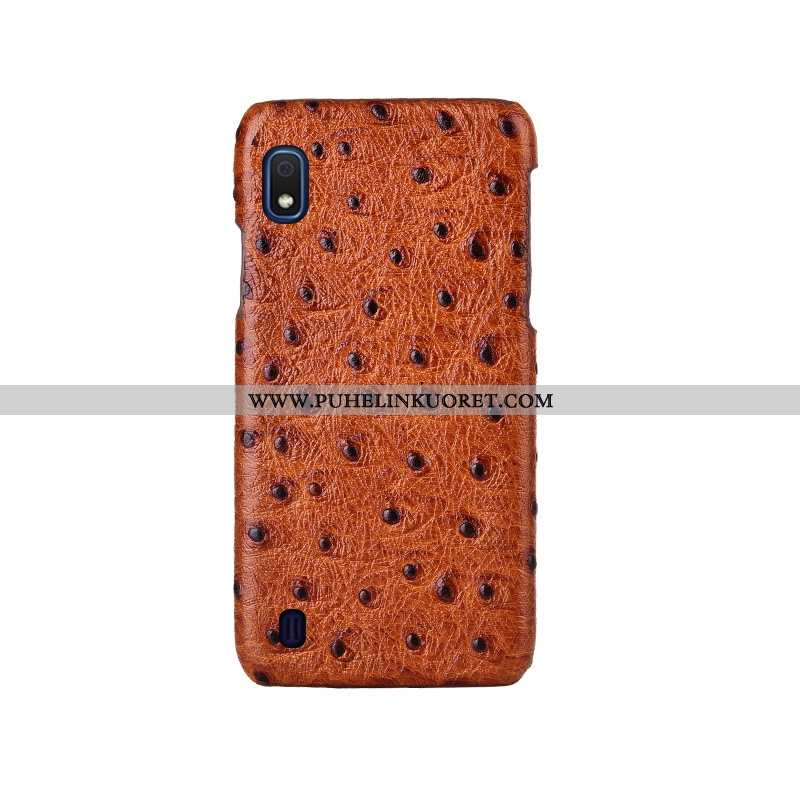 Kuori, Kuoret Samsung Galaxy A10 Ylellisyys Persoonallisuus Murtumaton Luova Muokata Ruskea