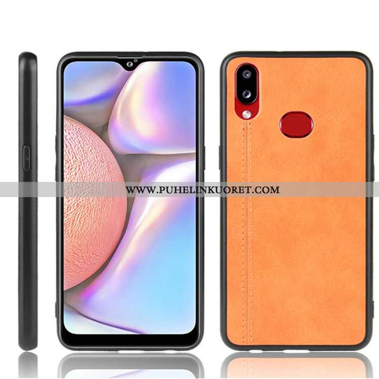 Kotelo, Kuori Samsung Galaxy A10s Nahka Suuntaus Puhelimen Suojaus Kotelo Mustat