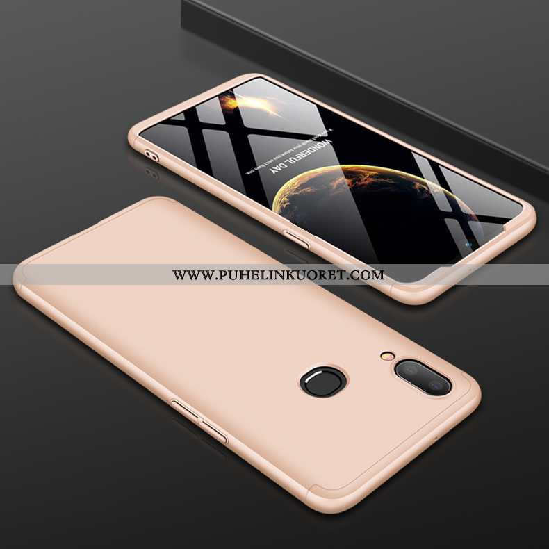 Kotelo, Kuori Samsung Galaxy A10s Suojaus Pesty Suede Kova Kotelo All Inclusive Mustat