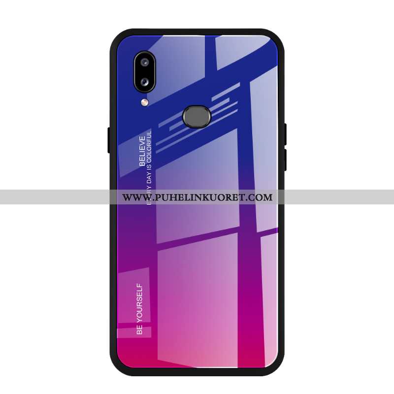 Kuoret, Kotelo Samsung Galaxy A10s Suojaus Lasi Tähti All Inclusive Kuori Violetti