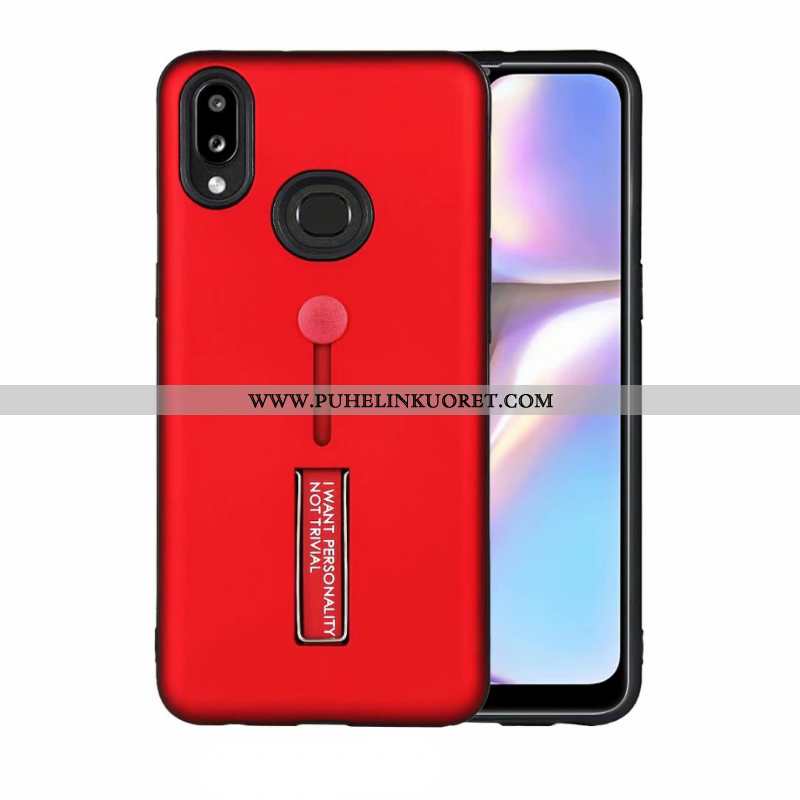 Kuoret, Kotelo Samsung Galaxy A10s Luova Suuntaus Dekompressointi Net Red Rengas Mustat