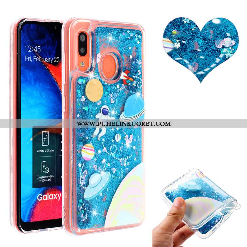 Kuoret, Kotelo Samsung Galaxy A20e 2020 Kuori Tähti Murtumaton Pinkki