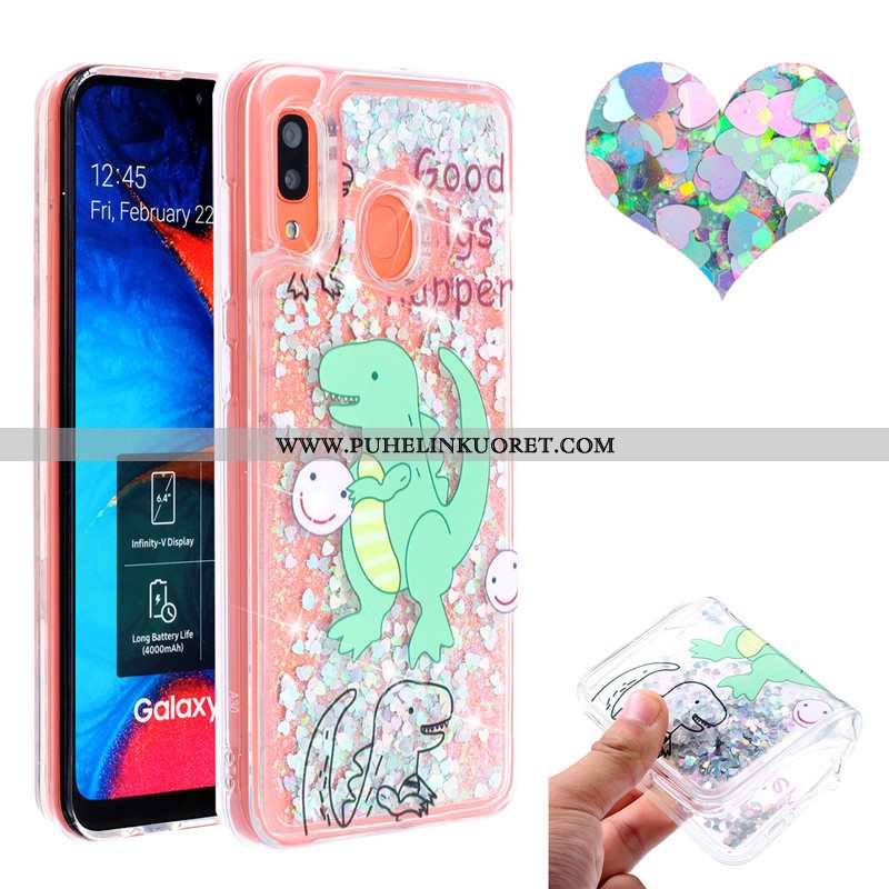 Kuoret, Kotelo Samsung Galaxy A20e 2020 Kuori Tähti Murtumaton Pinkki