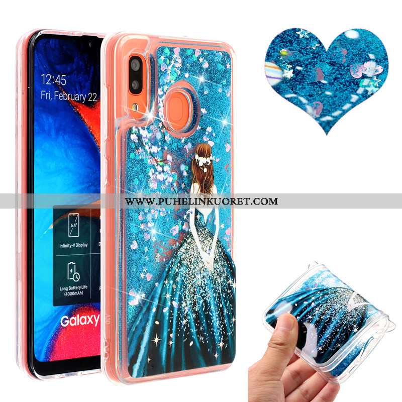 Kuoret, Kotelo Samsung Galaxy A20e 2020 Kuori Tähti Murtumaton Pinkki