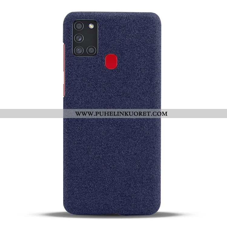 Kuori, Kuoret Samsung Galaxy A21s Kukkakuvio Pesty Suede Persoonallisuus Harmaa Kuori