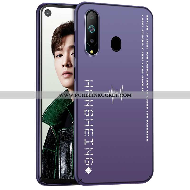 Kuori, Kuoret Samsung Galaxy A40s Pesty Suede Persoonallisuus Kotelo Kuori Muokata Violetti