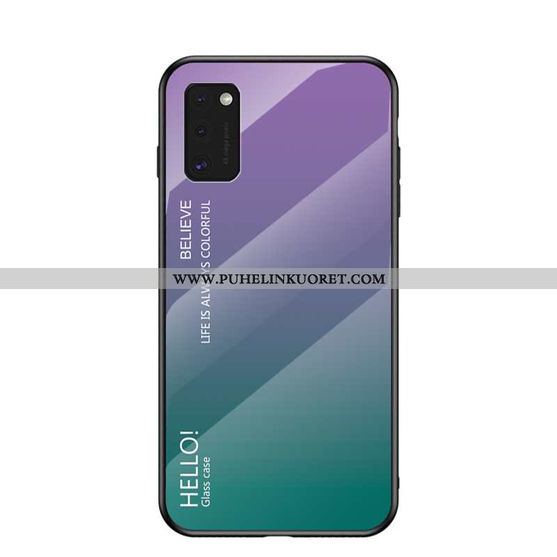 Kuori, Kuoret Samsung Galaxy A41 Tila Suuntaus Net Red Sininen Maalaus