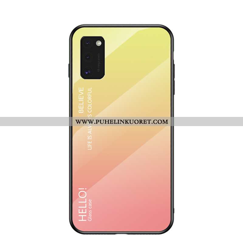 Kuori, Kuoret Samsung Galaxy A41 Tila Suuntaus Net Red Sininen Maalaus