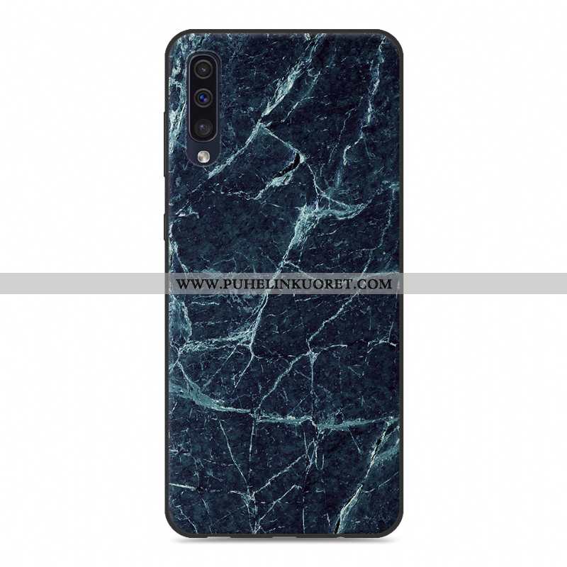 Kotelo, Kuori Samsung Galaxy A50 Kukkakuvio Puu Suuntaus Suojaus Silikonikuori Harmaa