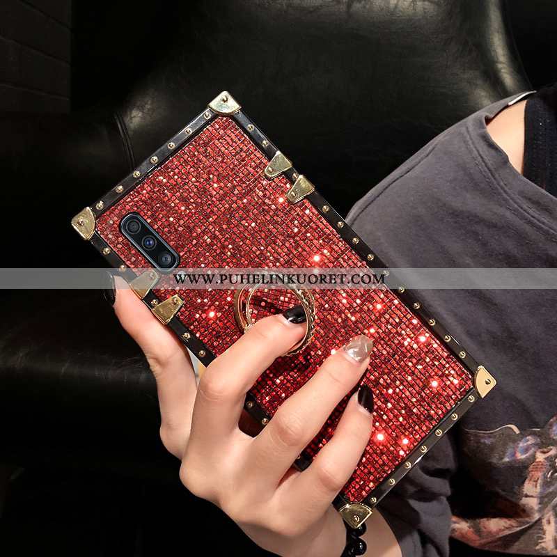 Kuori, Kuoret Samsung Galaxy A50 Tila Rhinestone Inlay Puhelimen Suuntaus Hopea