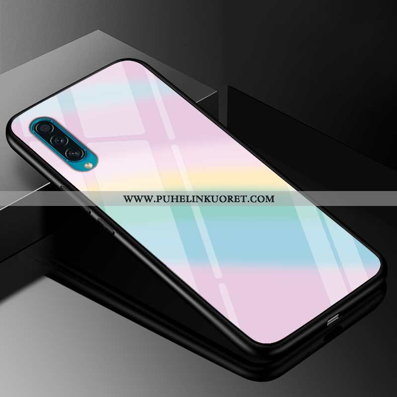 Kuoret, Kotelo Samsung Galaxy A50s Lasi Persoonallisuus Suuntaus Kaltevuus Puhelimen Pinkki