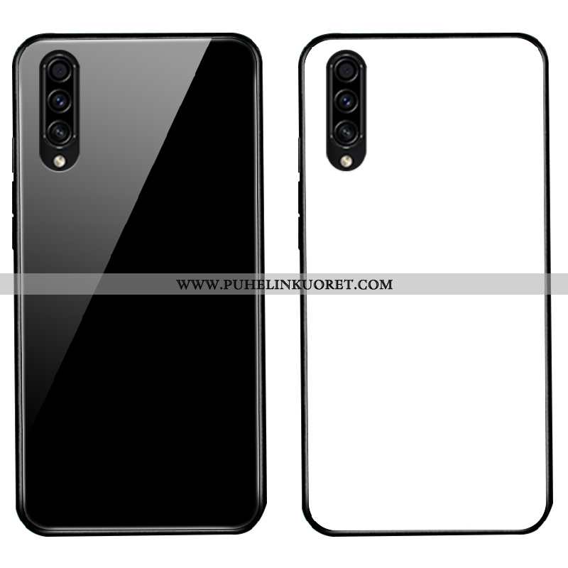 Kuori, Kuoret Samsung Galaxy A50s Ylellisyys Suojaus Musta Yksinkertainen Kuori Mustat