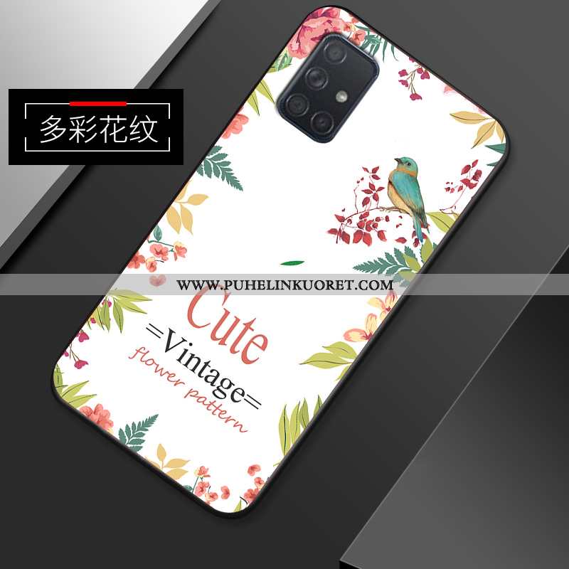 Kuoret, Kotelo Samsung Galaxy A51 Pesty Suede Persoonallisuus Murtumaton Jauhe Yksinkertainen Pinkki