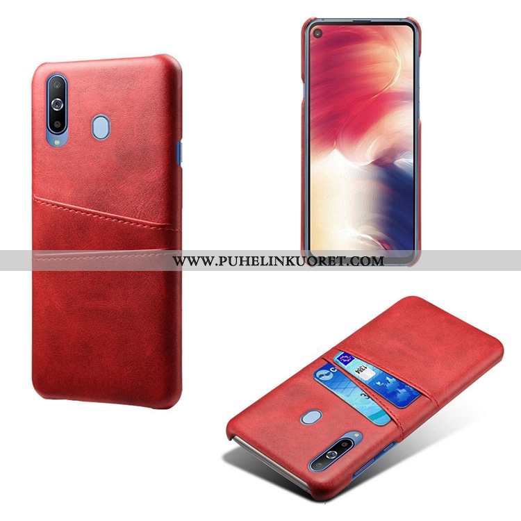 Kuoret, Kotelo Samsung Galaxy A60 Kukkakuvio Nahkakuori Puhelimen Kuori Tähti Keltaiset